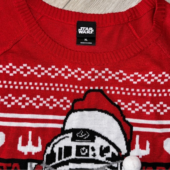 Red Star Wars Holiday Sweater Women’s XL - Picture 7 of 7